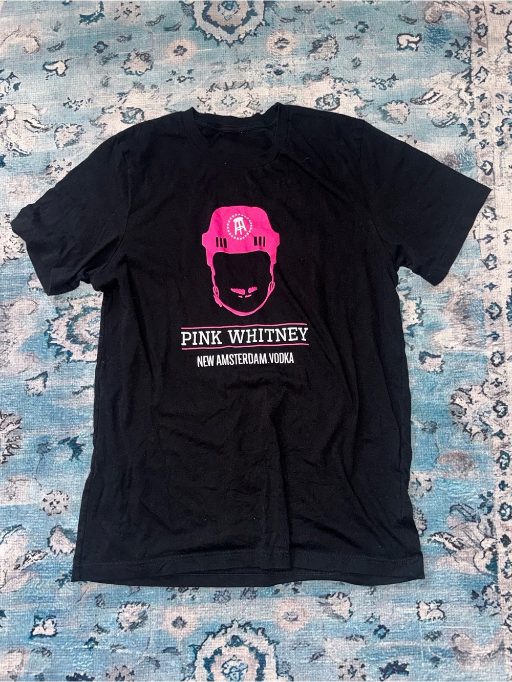 Barstool Sports Pink Whitney Short Sleeve Black T-Shirt Medium